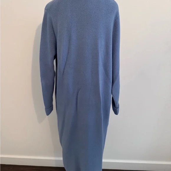 Banana Republic Long Open-Front Cardigan in a beautiful periwinkle - Picture 4 of 7